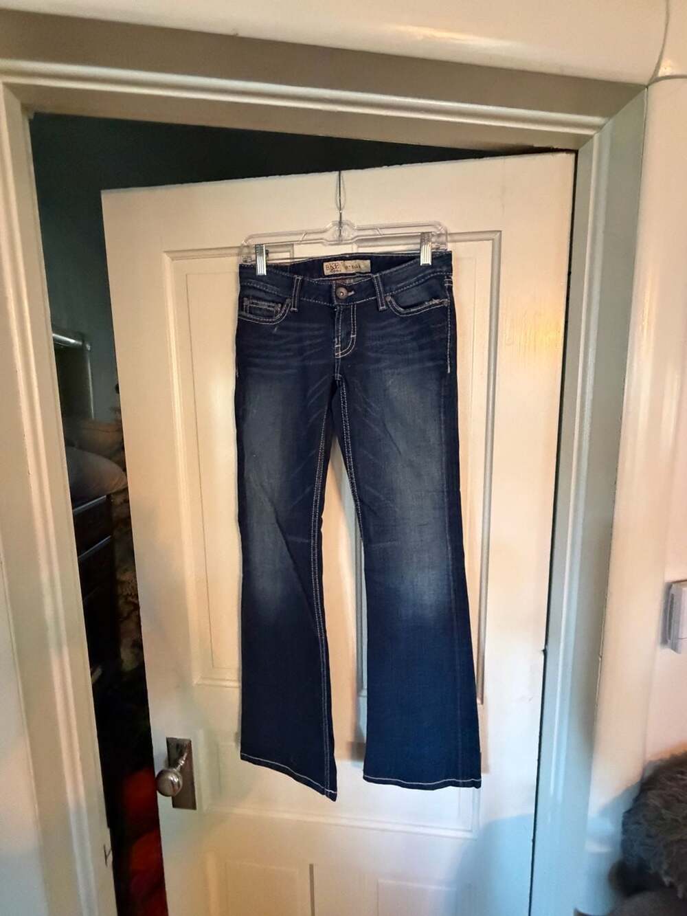BKE Stella Bootcut Jeans Size 26 x 33 1/2 Blue Denim Stretch